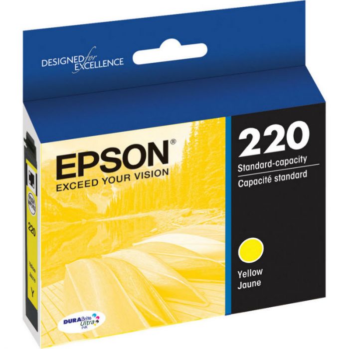 Epson 220 Original Yellow Ink - 4inkjets