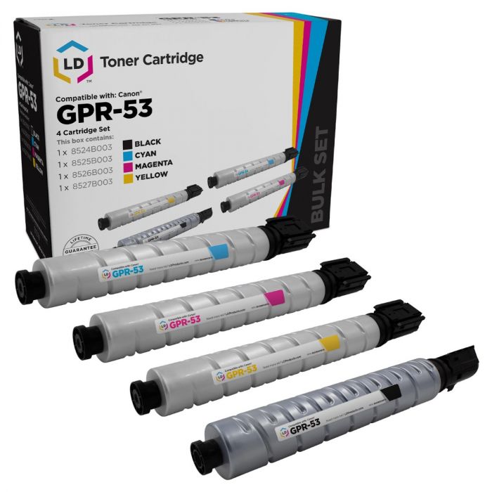 Canon Gpr 53 Bk C M Y Set Of 4 Toner Cartridges 4inkjets 5041