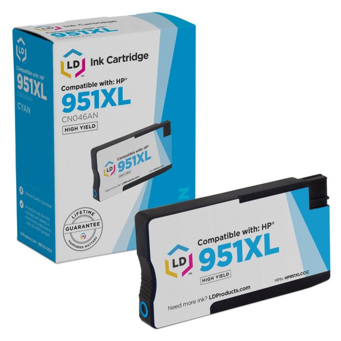 Compatible 951XL Cyan Ink Cartridge | Cost Alternatives 4inkjets