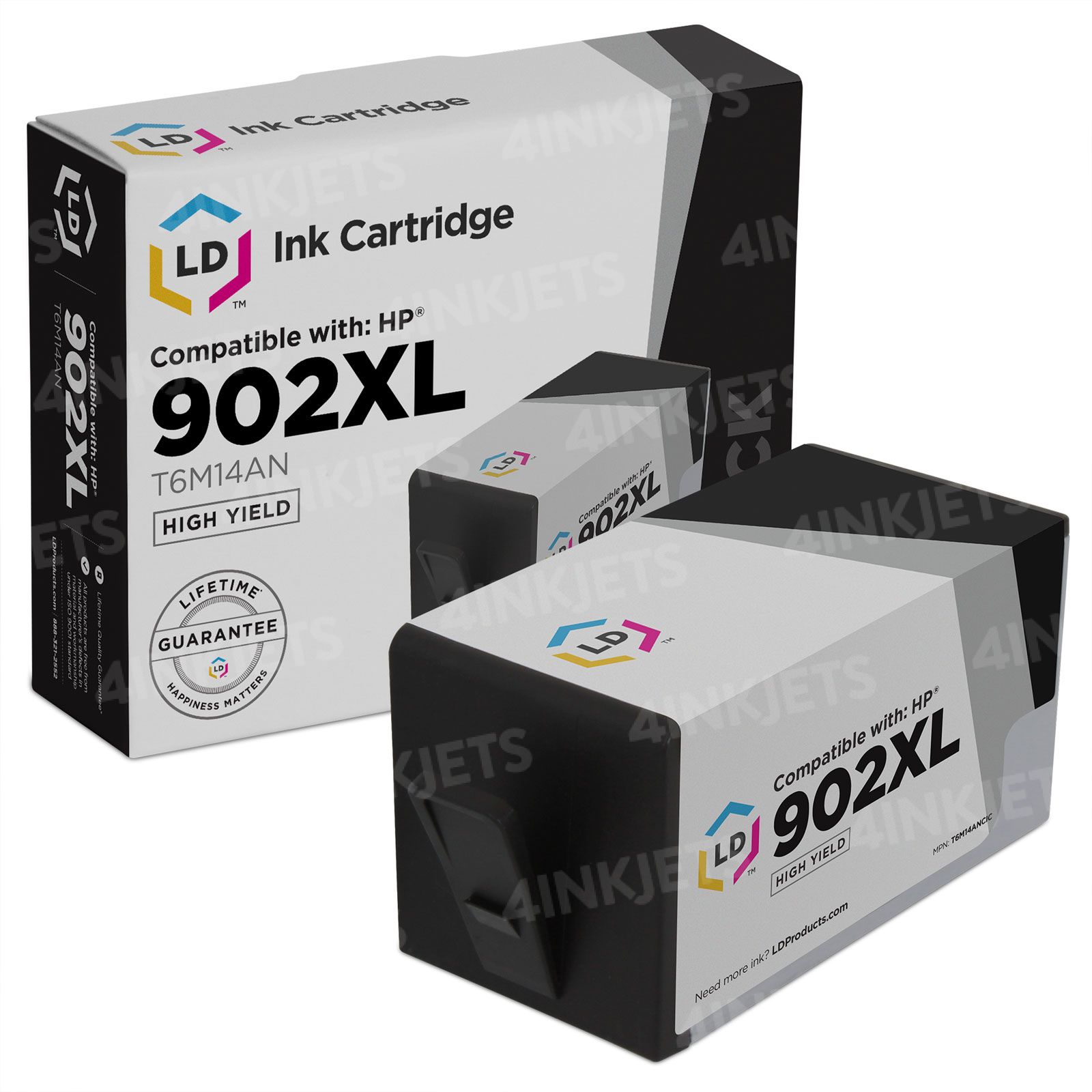  902XL Black High-Yield Ink Cartridge