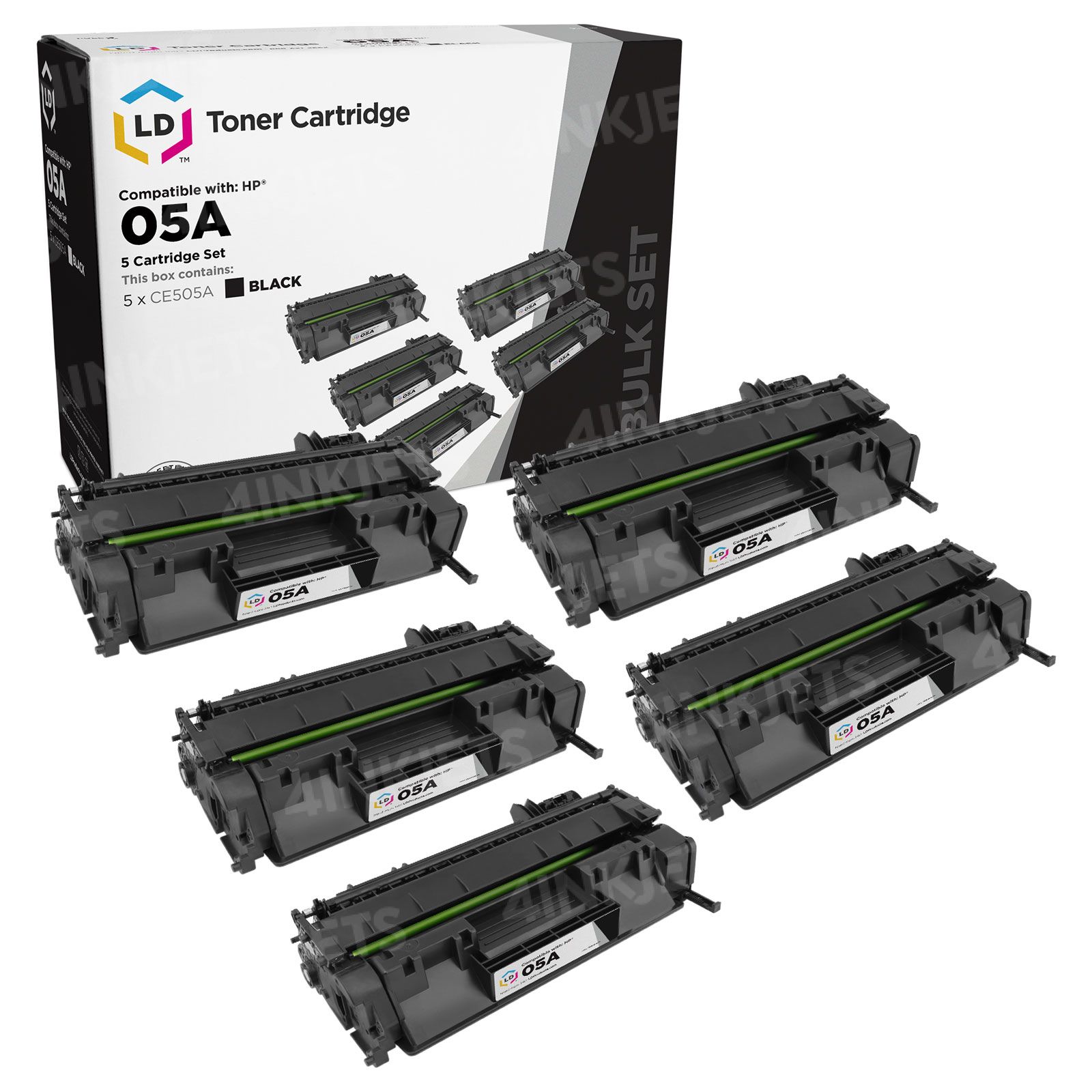 LD Compatible 05A Black Toner for HP - 4inkjets