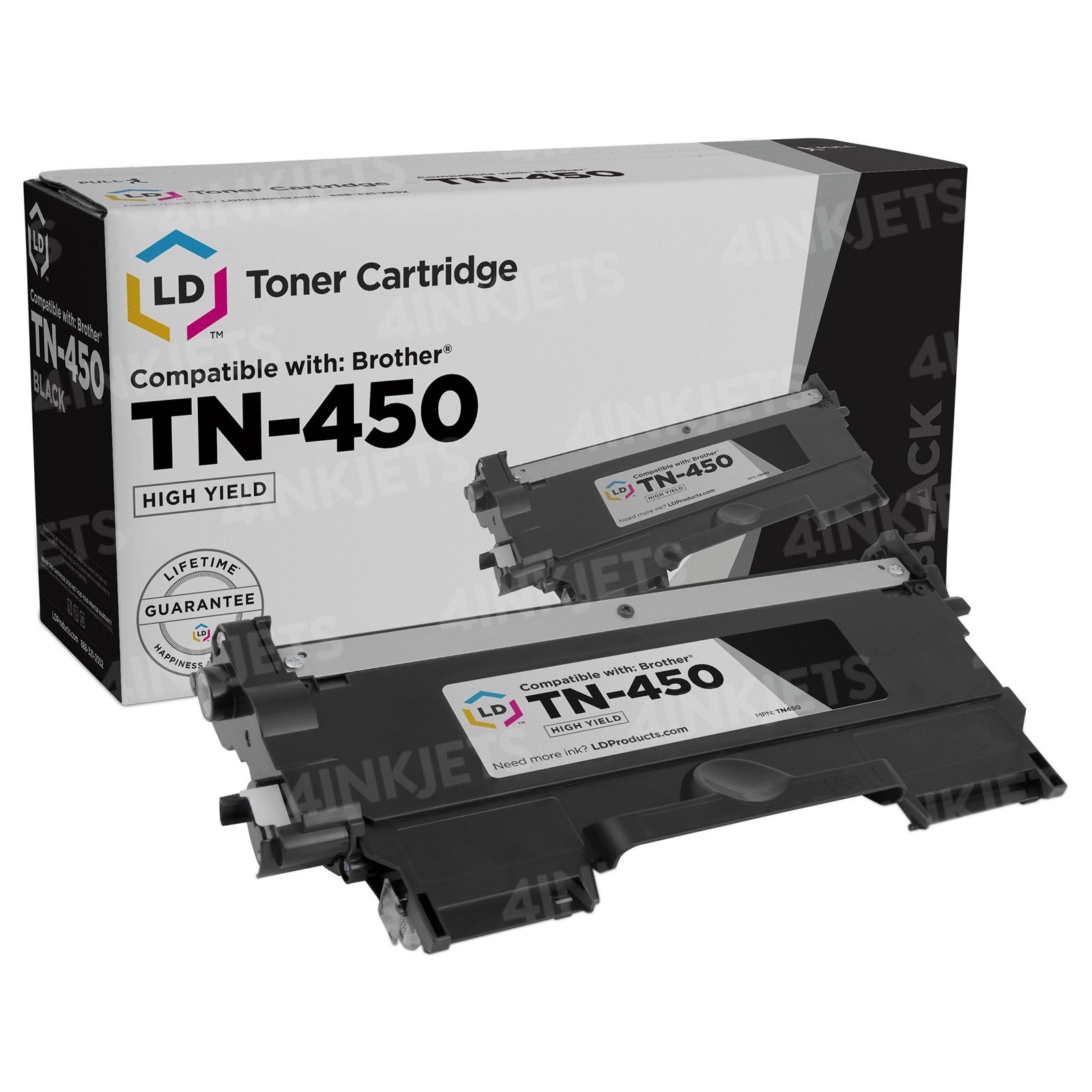 Brother TN450 Toner - Lower Prices on Best Seller Cartridges - 4inkjets
