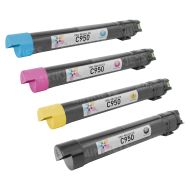 Lexmark Remanufactured C950 EHY (Bk, C, M, Y) Toner Set