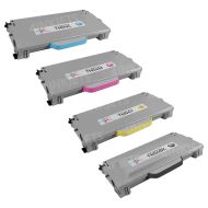 Set of 4 Remanufactured Brother TN04 Toners: BCMY