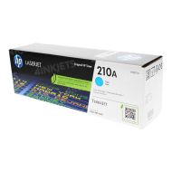 HP Original 210A Cyan Toner Cartridge, W2101A with ink level chip