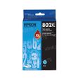 Original Epson 802XL Cyan Ink Cartridge